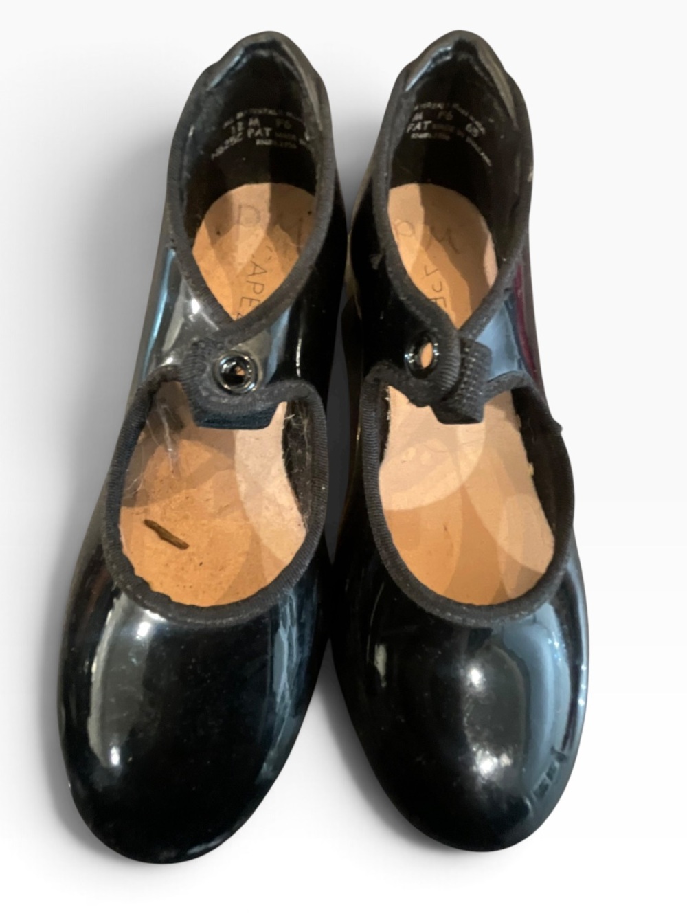 Black Mary Jane tap shoes